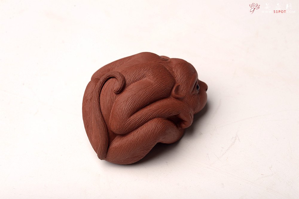 紫砂壶图片：刘祥新品 可人小猴 做工精致 把玩茶宠 - 宜兴紫砂壶网