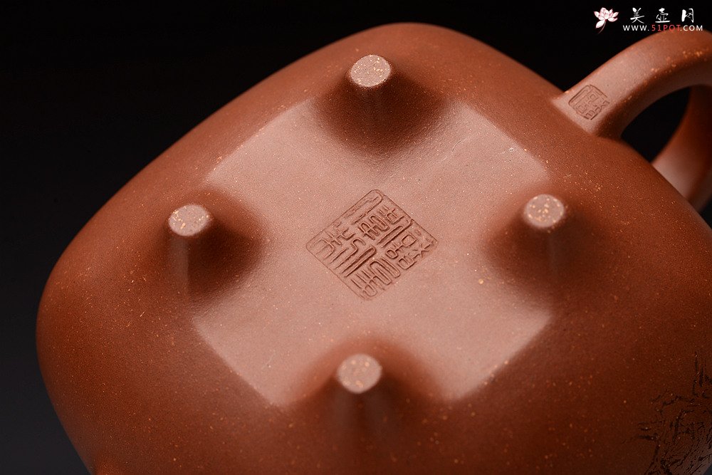紫砂壶图片：储俊伟乙未年冬精品工力作 雄厚雄劲 高瞻远瞩 全手金砂传炉 赵辉先生文气装饰 - 宜兴紫砂壶网