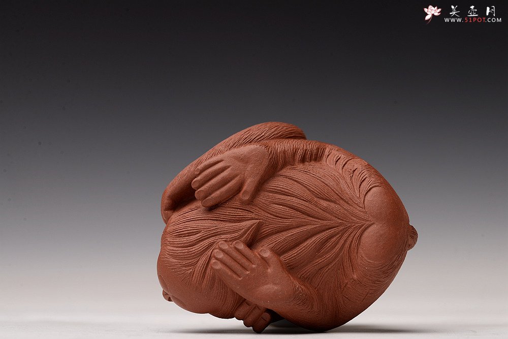 紫砂壶图片：刘祥新品 可人小猴 做工精致 把玩茶宠 - 宜兴紫砂壶网