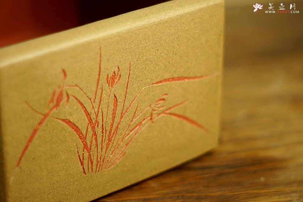 紫砂壶图片：张听刚精心之作 梅兰竹菊 四君子水洗 雅舍必备 - 宜兴紫砂壶网