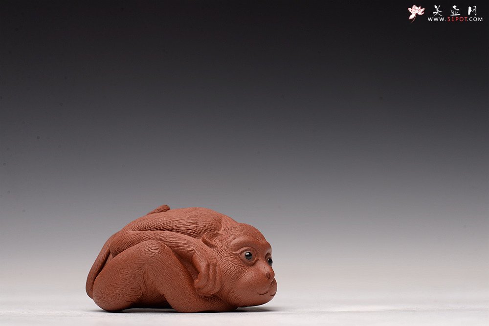 紫砂壶图片：刘祥新品 可人小猴 做工精致 把玩茶宠 - 宜兴紫砂壶网