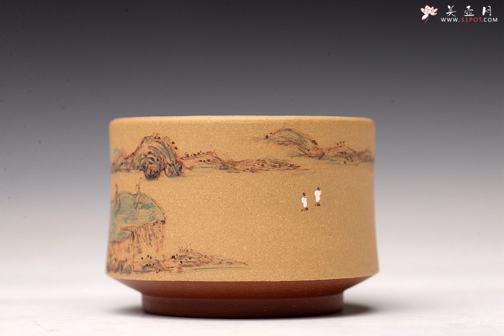 紫砂壶图片：禅定杯 精品品茗杯 清水泥粉段泥 - 宜兴紫砂壶网