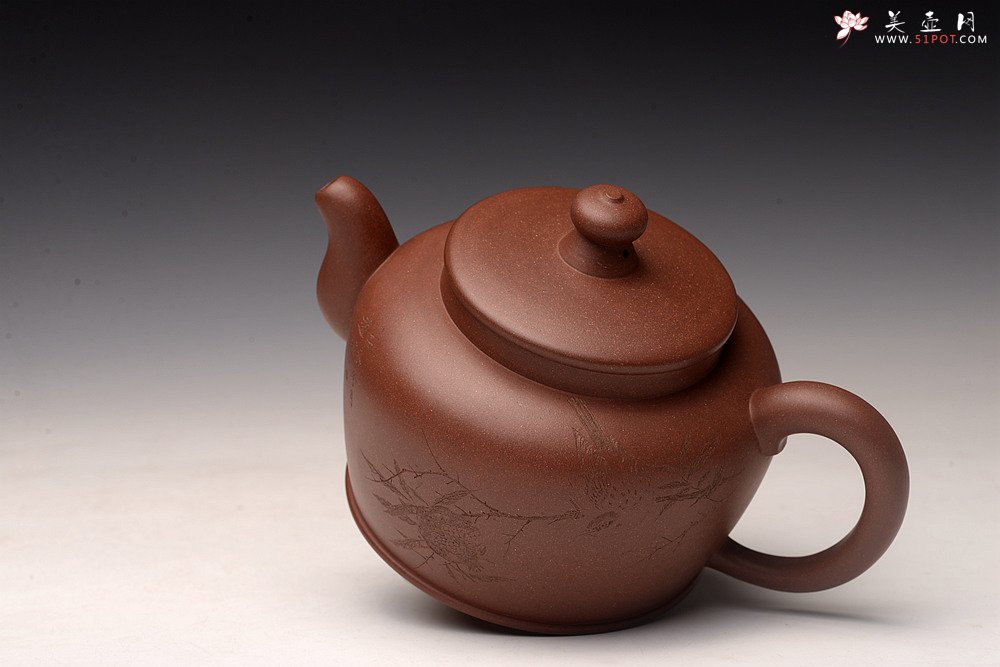 紫砂壶图片： 詹黎明、赵辉强强联合之收藏精品 全手精工 雄厚圆润 大宝相 - 宜兴紫砂壶网