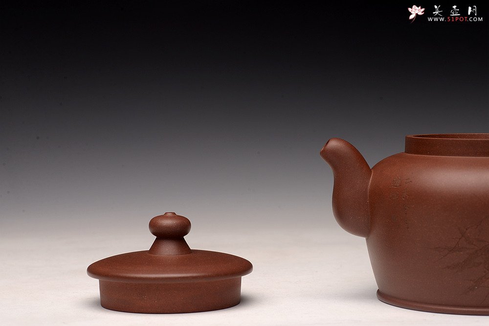 紫砂壶图片： 詹黎明、赵辉强强联合之收藏精品 全手精工 雄厚圆润 大宝相 - 宜兴紫砂壶网