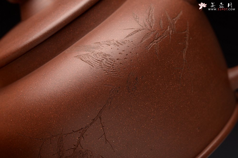 紫砂壶图片： 詹黎明、赵辉强强联合之收藏精品 全手精工 雄厚圆润 大宝相 - 宜兴紫砂壶网