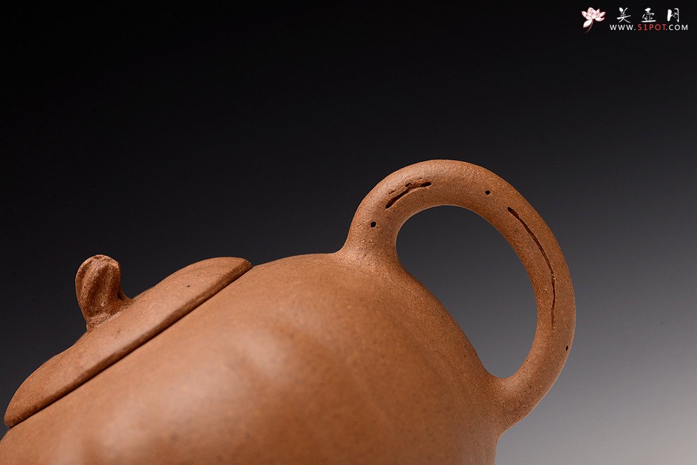 紫砂壶图片：姜建荣全手玩味小南瓜 田园清趣 游心堂主人装饰 - 宜兴紫砂壶网