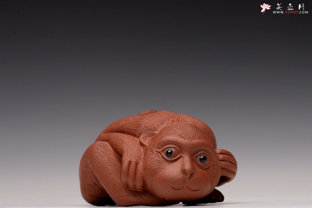 紫砂壶图片：刘祥新品 可人小猴 做工精致 把玩茶宠 - 宜兴紫砂壶网