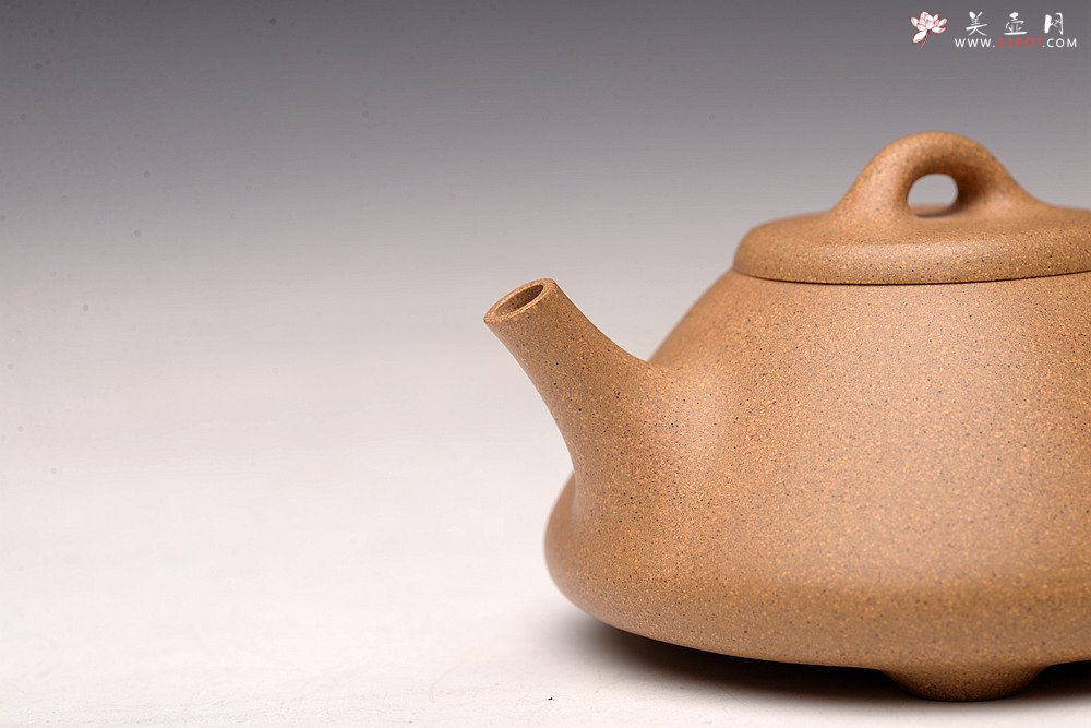 紫砂壶图片：丙申新品 美壶特惠 骨感段泥小石瓢 140cc 岩茶、普洱利器 - 宜兴紫砂壶网