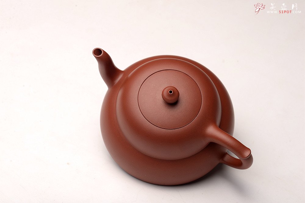 紫砂壶图片：曲峰丙申春 简朴端庄 曼生壶之笠荫 经典传统 做工精致 - 宜兴紫砂壶网