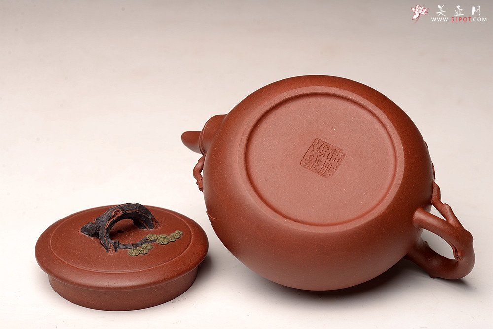 紫砂壶图片：精神 实用花器 三友会聚 地槽青清香 - 宜兴紫砂壶网