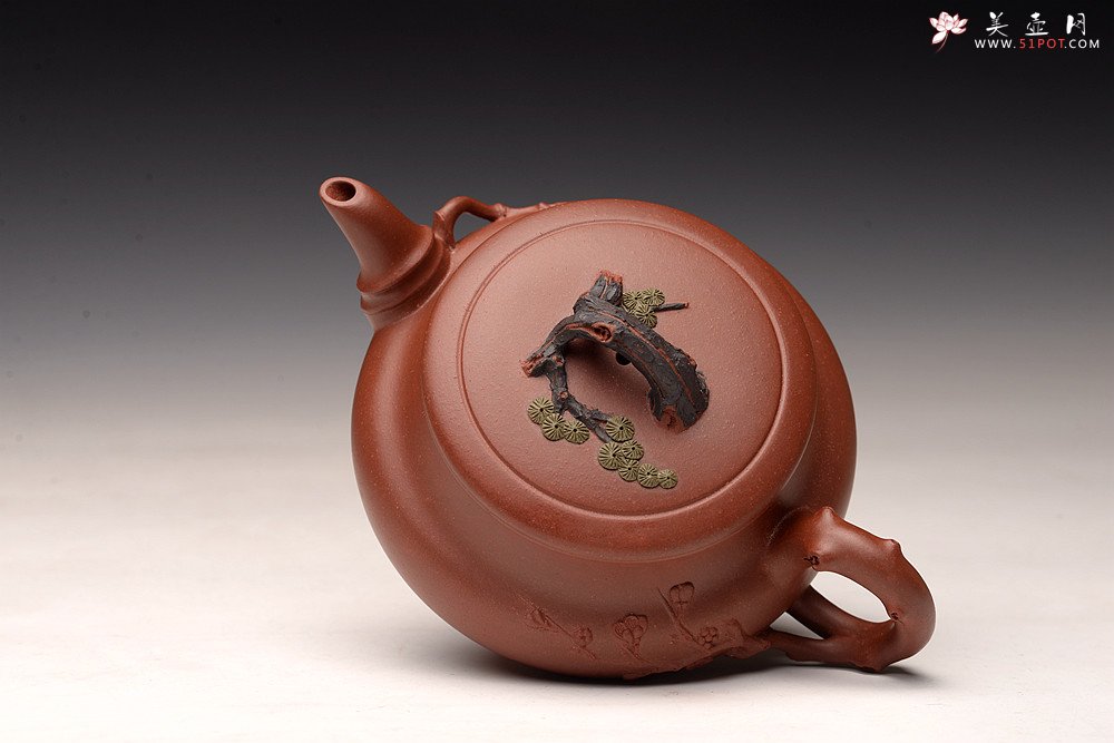 紫砂壶图片：精神 实用花器 三友会聚 地槽青清香 - 宜兴紫砂壶网