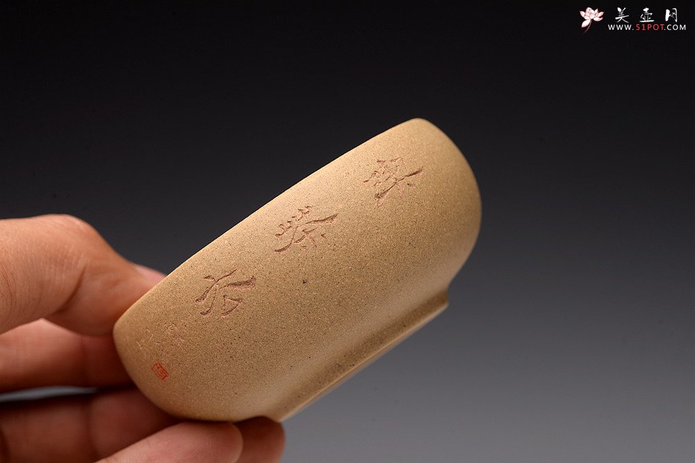 紫砂壶图片：朱牧清 隐士段泥杯 颇具玩味~ - 宜兴紫砂壶网