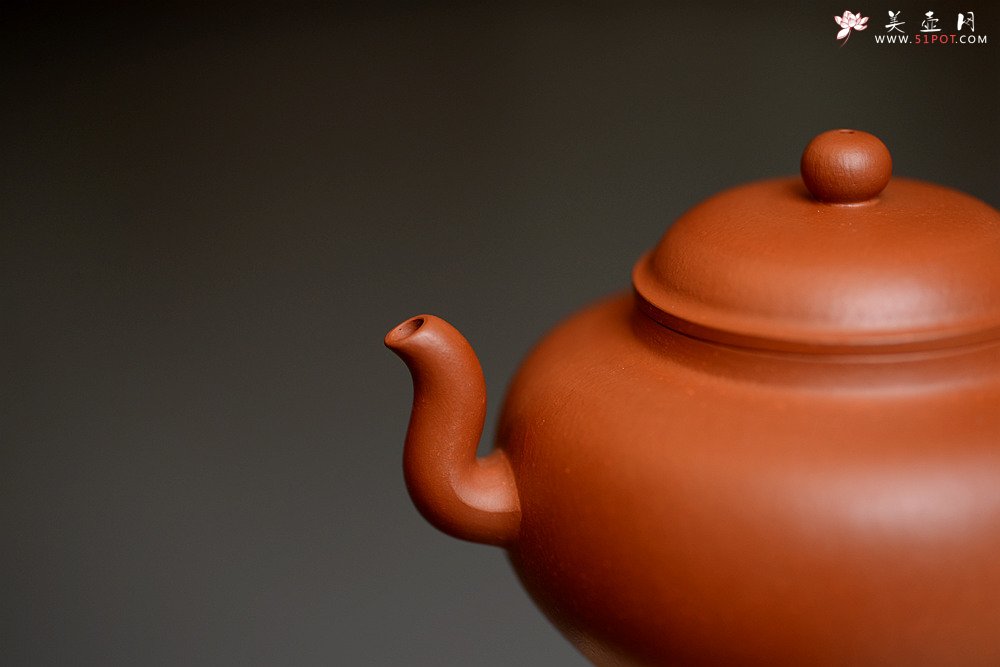 紫砂壶图片：于洪霞丙申春 原创全手作品 朱泥灵龙 秀雅耐品 刹凹仅一只 - 宜兴紫砂壶网