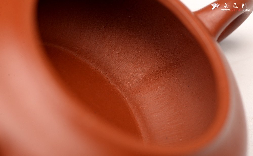 紫砂壶图片：王薇丙申全手 大口实用 清秀合手 小红泥虚扁 - 宜兴紫砂壶网