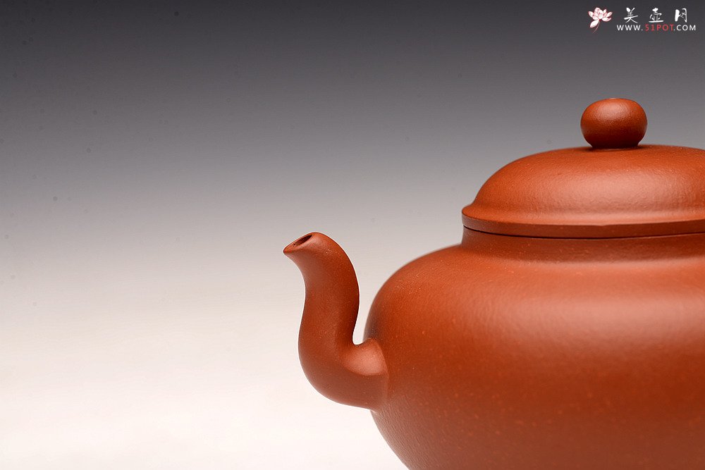 紫砂壶图片：于洪霞丙申春 原创全手作品 朱泥灵龙 秀雅耐品 刹凹仅一只 - 宜兴紫砂壶网