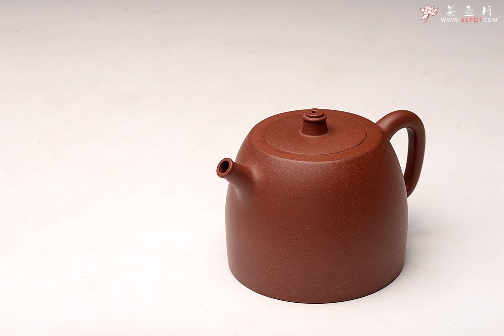 紫砂壶图片：全手摹古之作 汉铎 优质底槽青 典雅大方 - 宜兴紫砂壶网