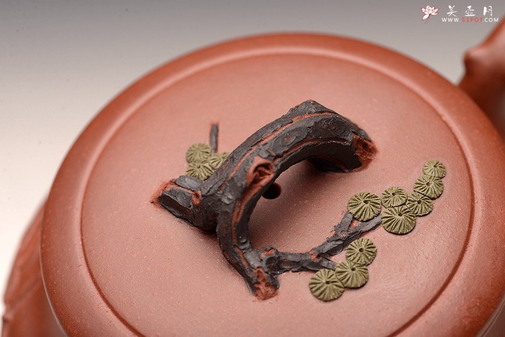 紫砂壶图片：精神 实用花器 三友会聚 地槽青清香 - 宜兴紫砂壶网