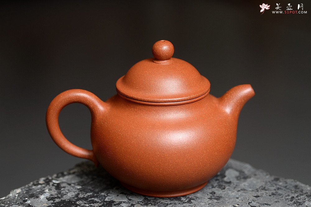 紫砂壶图片：超级实用油润降坡泥之潘壶 手工练泥仅此一把 - 宜兴紫砂壶网