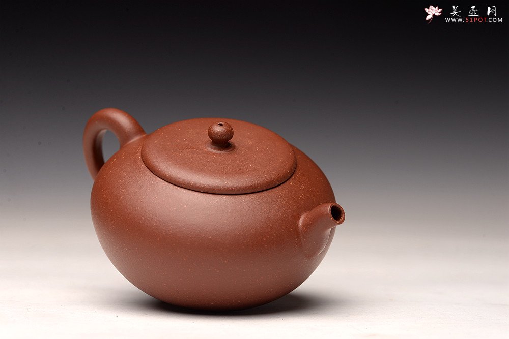 紫砂壶图片：美壶特惠 钱浩丙申全手新作 颇具玩味~ 大口平底 鼓趣 - 宜兴紫砂壶网