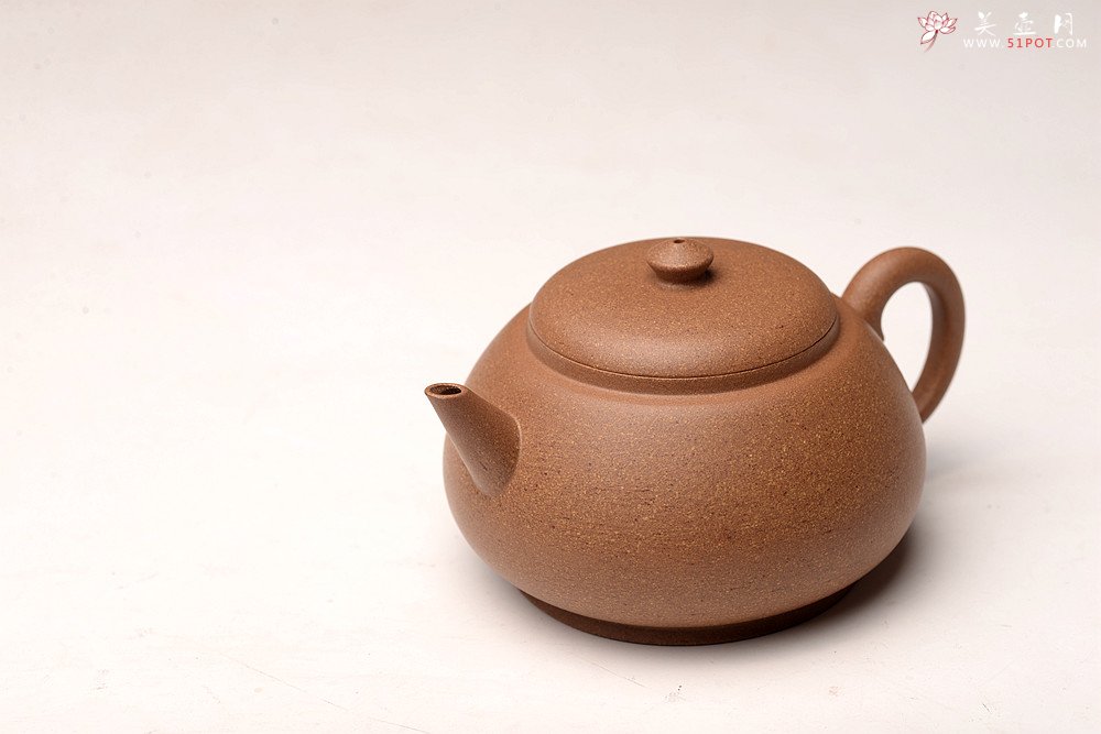 紫砂壶图片：储亚全手明式小品 优质老段泥 文气玩味 如意如意如我心意 - 宜兴紫砂壶网