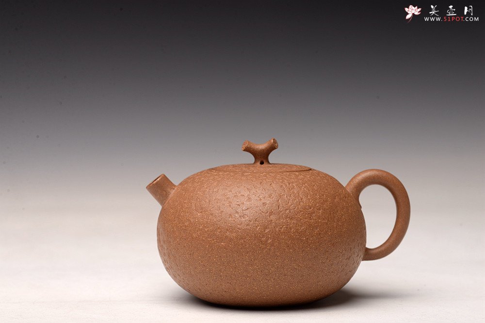 紫砂壶图片：储亚全手小品 优质老段泥 颇具玩味 小桔子 - 宜兴紫砂壶网