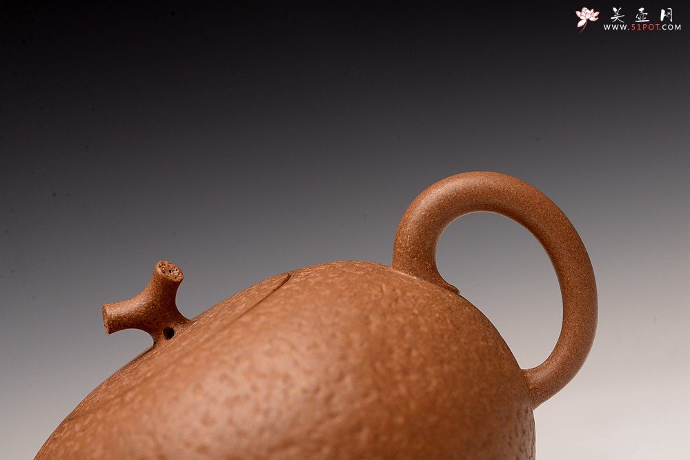 紫砂壶图片：储亚全手小品 优质老段泥 颇具玩味 小桔子 - 宜兴紫砂壶网