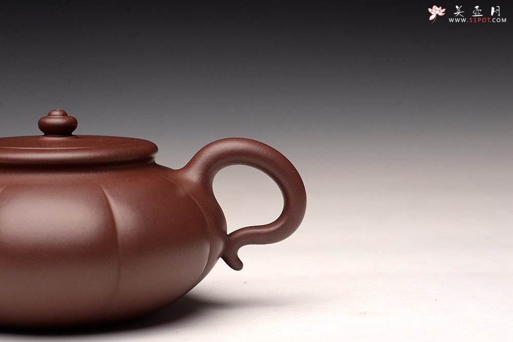 紫砂壶图片：陈进丙申初夏全手新作 筋囊器型 难度之大 端庄优雅 秋蕾 - 宜兴紫砂壶网
