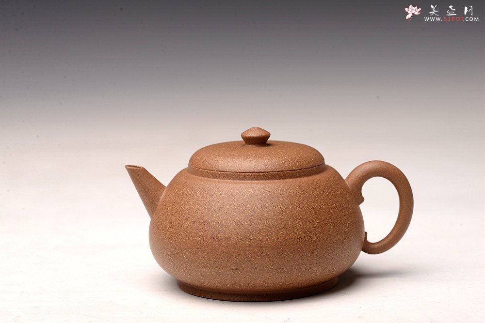 紫砂壶图片：储亚全手明式小品 优质老段泥 文气玩味 如意如意如我心意 - 宜兴紫砂壶网