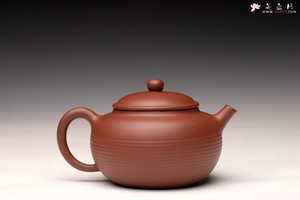 紫砂壶图片：于洪霞丙申夏全手作品 饱满圆润 率真线韵~ 做工精致 怡圆套组 - 宜兴紫砂壶网