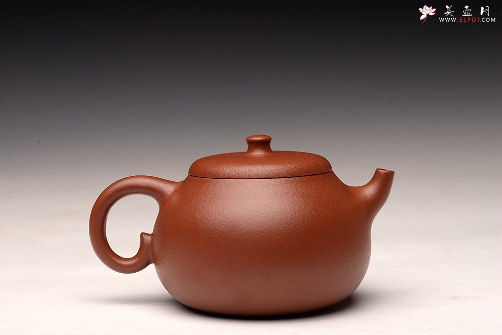 紫砂壶图片：唐文丙申夏新作 婉亭 红艳可人 游心堂主人装饰 - 宜兴紫砂壶网