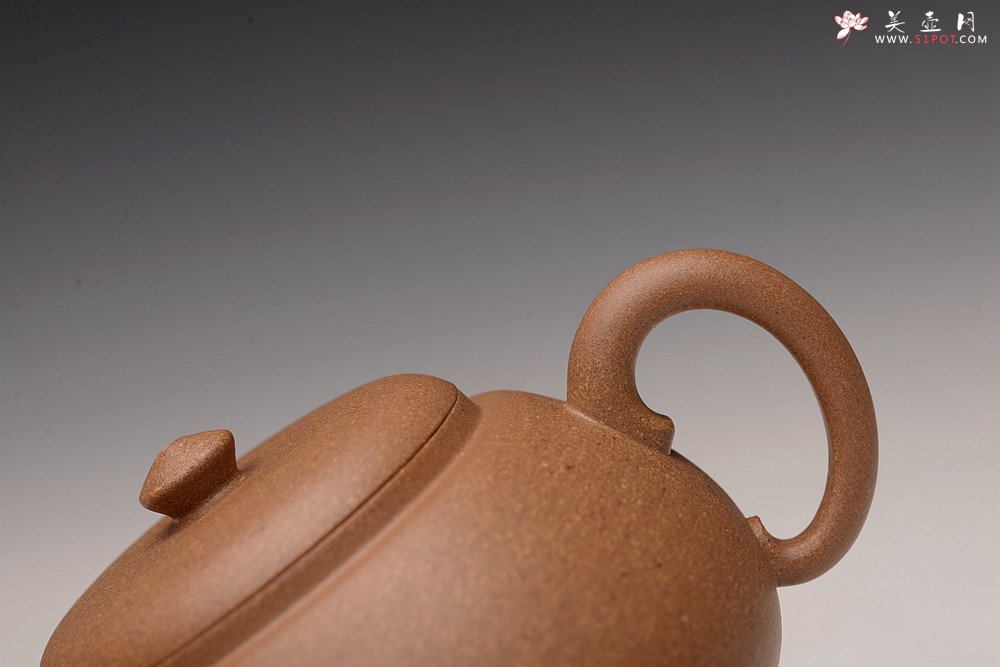 紫砂壶图片：储亚全手明式小品 优质老段泥 文气玩味 如意如意如我心意 - 宜兴紫砂壶网