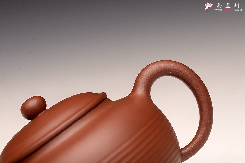 紫砂壶图片：于洪霞丙申夏全手作品 饱满圆润 率真线韵~ 做工精致 怡圆套组 - 宜兴紫砂壶网