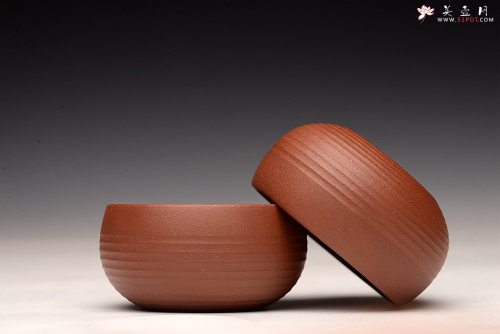 紫砂壶图片：于洪霞丙申夏全手作品 饱满圆润 率真线韵~ 做工精致 怡圆套组 - 宜兴紫砂壶网