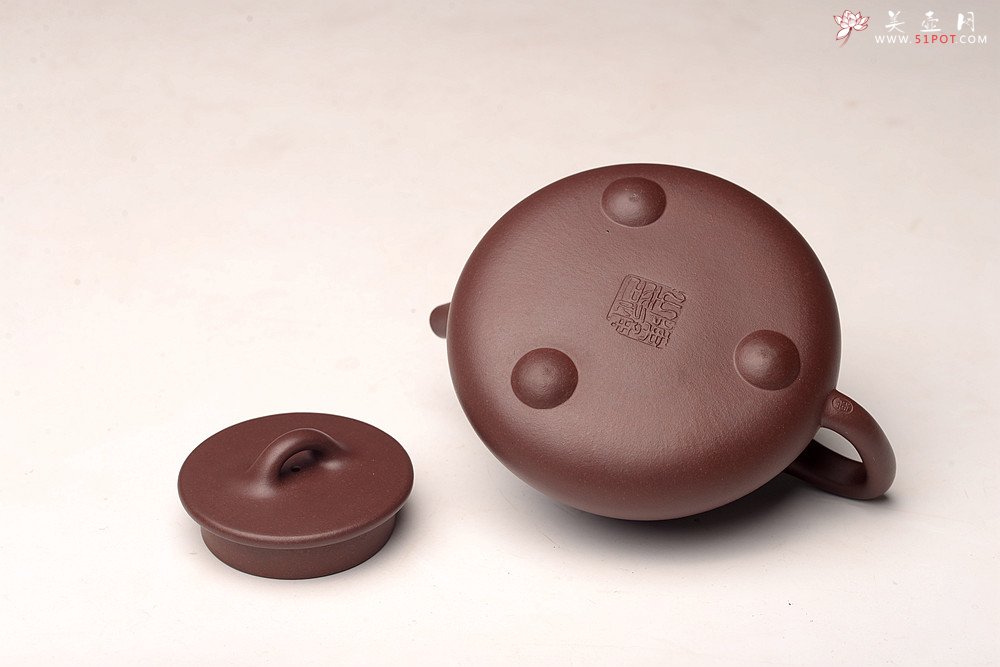 紫砂壶图片：梅骨兰香 全手子冶石瓢 骨肉均挺之精品 - 宜兴紫砂壶网