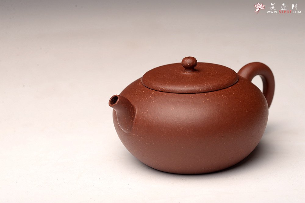 紫砂壶图片：美壶特惠 钱浩丙申全手新作 颇具玩味~ 大口平底 鼓趣 - 宜兴紫砂壶网