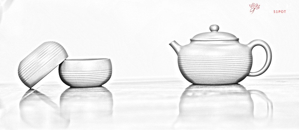 紫砂壶图片：于洪霞丙申夏全手作品 饱满圆润 率真线韵~ 做工精致 怡圆套组 - 宜兴紫砂壶网