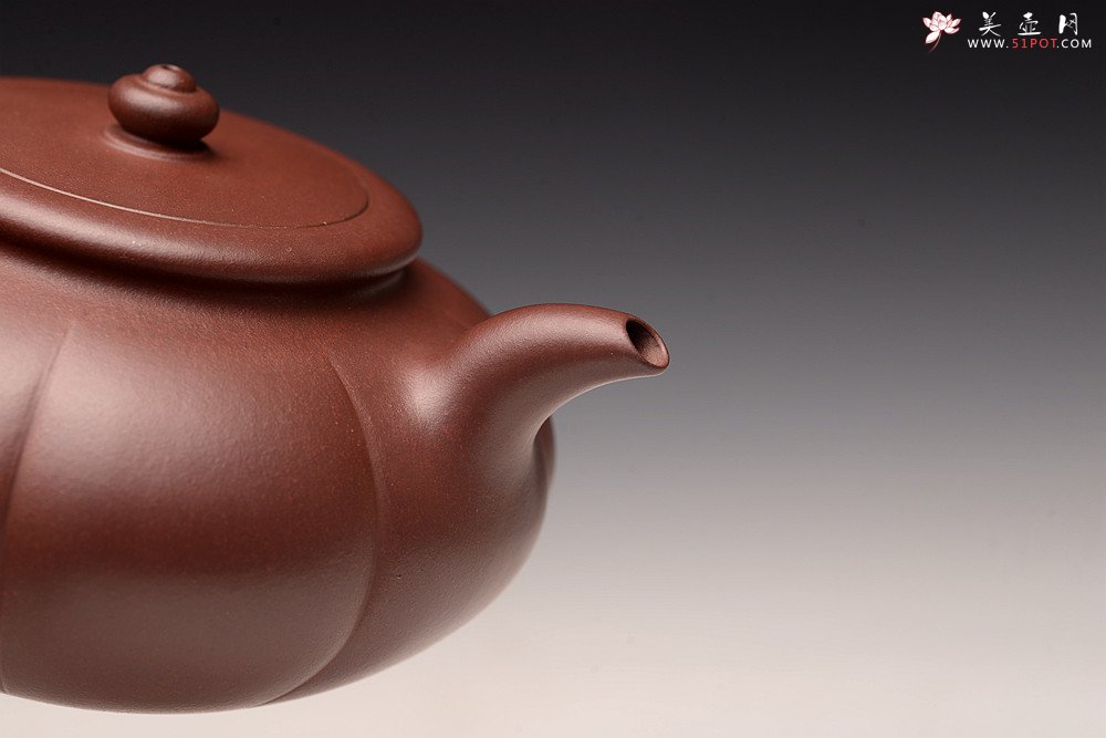 紫砂壶图片：陈进丙申初夏全手新作 筋囊器型 难度之大 端庄优雅 秋蕾 - 宜兴紫砂壶网