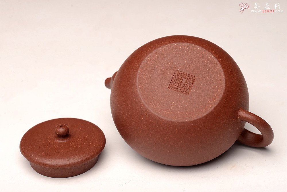 紫砂壶图片：美壶特惠 钱浩丙申全手新作 颇具玩味~ 大口平底 鼓趣 - 宜兴紫砂壶网