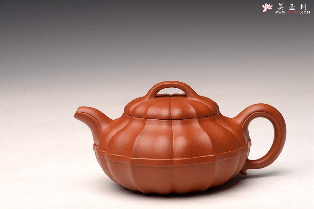 紫砂壶图片：经典作品 合菱 难得佳器 舒展有力 - 宜兴紫砂壶网