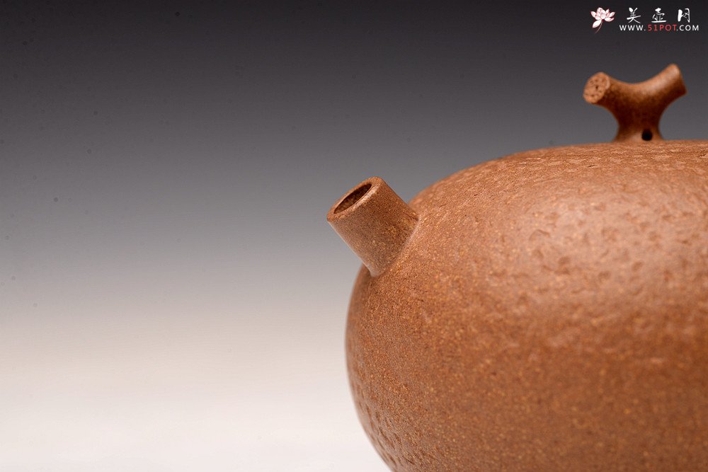 紫砂壶图片：储亚全手小品 优质老段泥 颇具玩味 小桔子 - 宜兴紫砂壶网