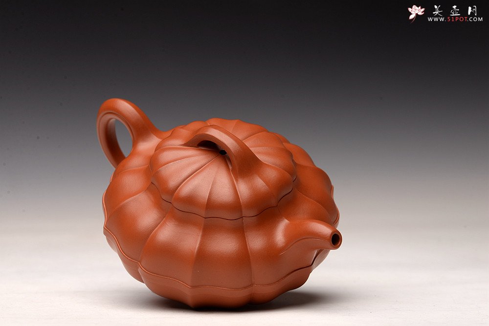 紫砂壶图片：经典作品 合菱 难得佳器 舒展有力 - 宜兴紫砂壶网