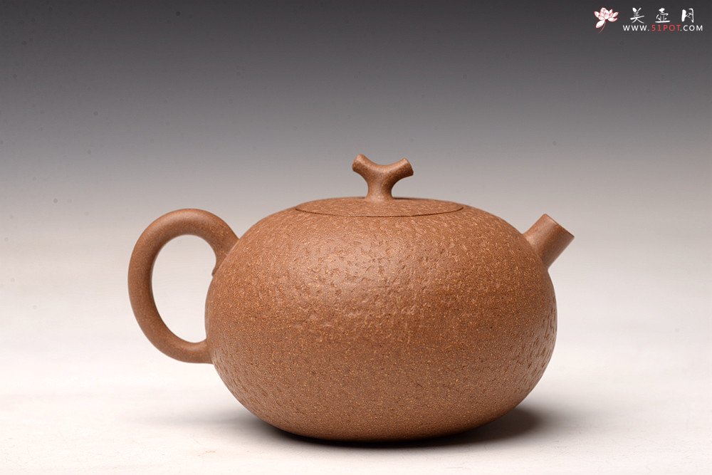 紫砂壶图片：储亚全手小品 优质老段泥 颇具玩味 小桔子 - 宜兴紫砂壶网
