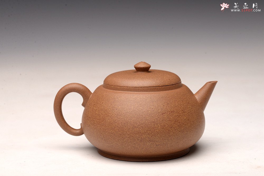 紫砂壶图片：储亚全手明式小品 优质老段泥 文气玩味 如意如意如我心意 - 宜兴紫砂壶网