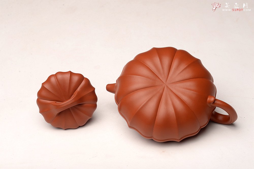 紫砂壶图片：经典作品 合菱 难得佳器 舒展有力 - 宜兴紫砂壶网