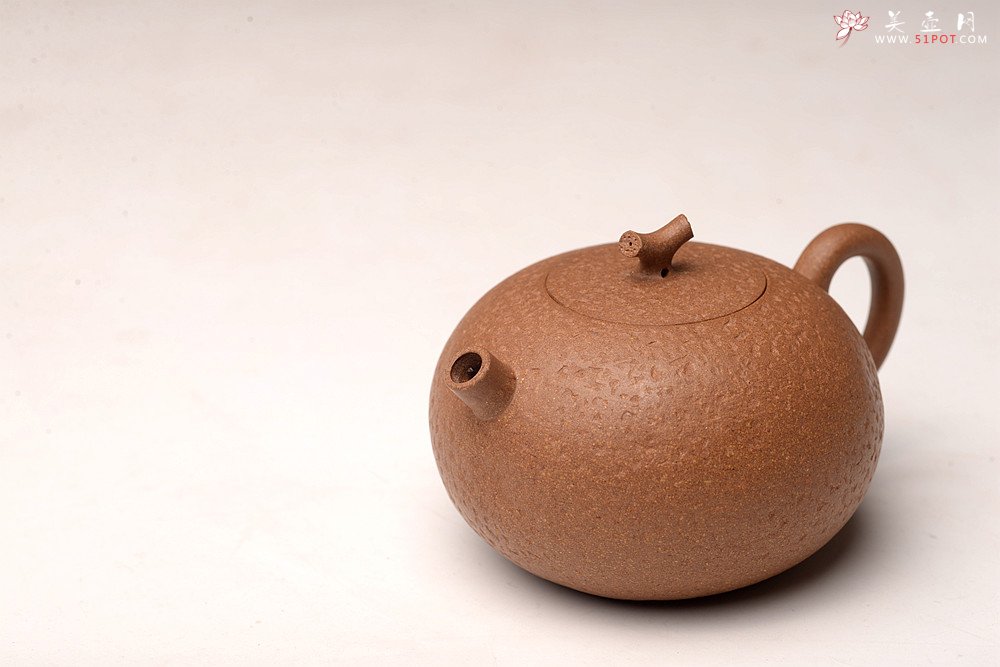 紫砂壶图片：储亚全手小品 优质老段泥 颇具玩味 小桔子 - 宜兴紫砂壶网