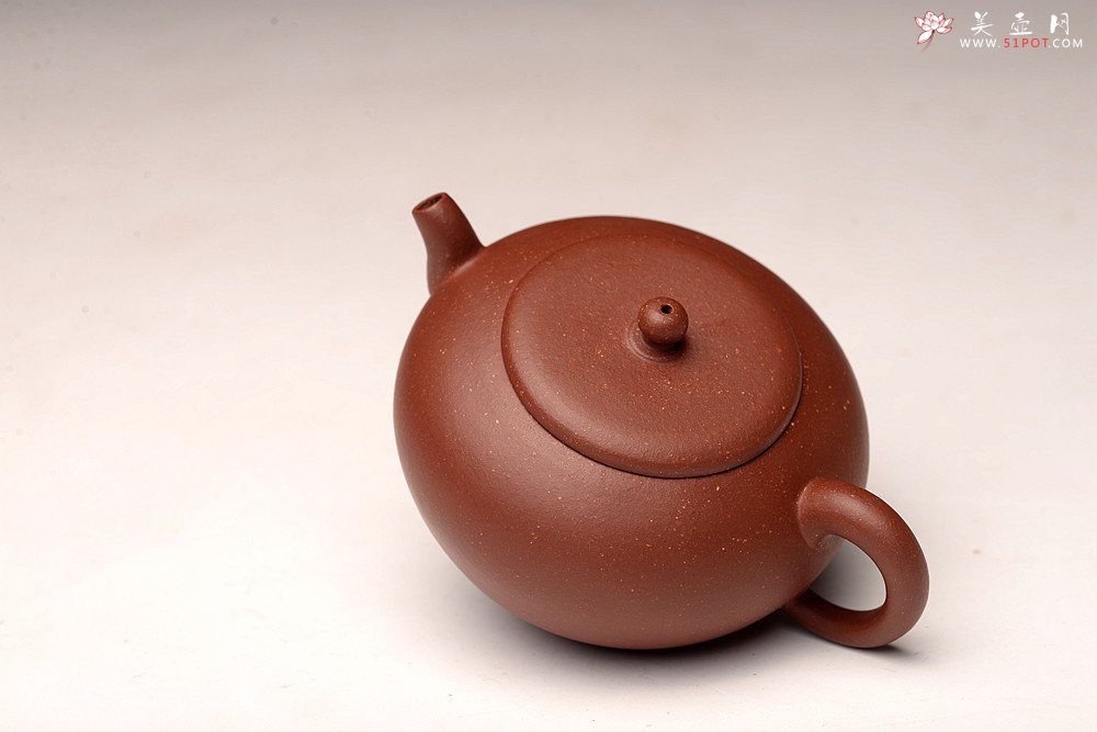 紫砂壶图片：美壶特惠 钱浩丙申全手新作 颇具玩味~ 大口平底 鼓趣 - 宜兴紫砂壶网