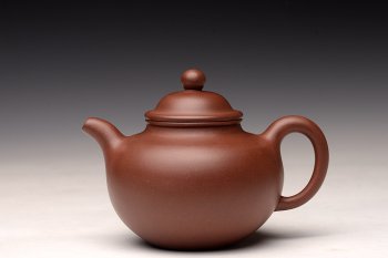 紫砂壶图片：顾小英丙申初夏 全手大亨掇球 优质老紫泥 亭亭玉立 精品佳作 - 宜兴紫砂壶网