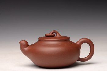 紫砂壶图片：新年特惠 马建鹏新品 造型有趣 大方实用 紫玉 - 宜兴紫砂壶网