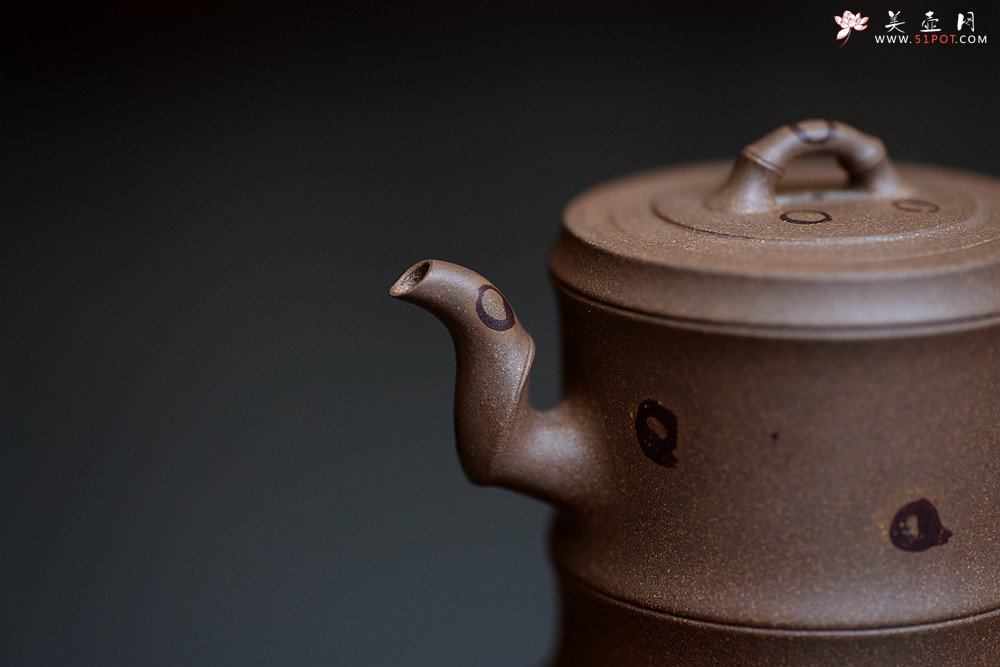 紫砂壶图片：储亚丙申夏全手新作 小秀竹套具 颇具难度 灵秀出尘 优质老段 - 宜兴紫砂壶网