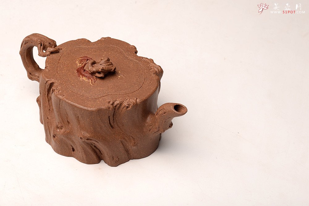 紫砂壶图片：林月长丙申夏全手原创精品 肌理丰富 紫砂新风 学院派 逸林 - 宜兴紫砂壶网